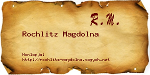 Rochlitz Magdolna névjegykártya